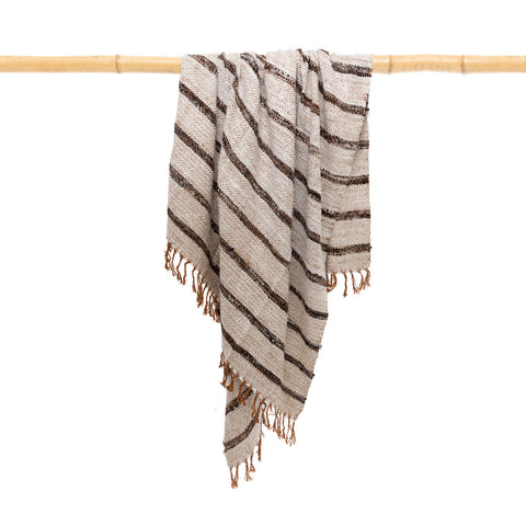 Plaid 'Bohemian White'