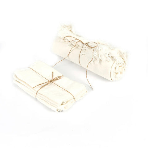 Servetten 'The Linen Napkin White' (set van 4)