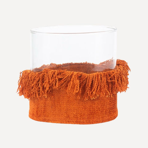 Kaarshouders Izar (merk: Bazar Bizar) in kleur rust velvet.