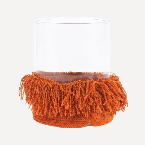 Kaarshouders Izar (merk: Bazar Bizar) in kleur rust velvet.