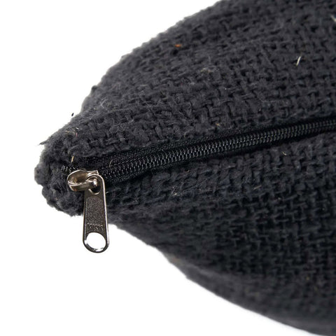 Detail van rits aan de kussenhoes The Drizzle.