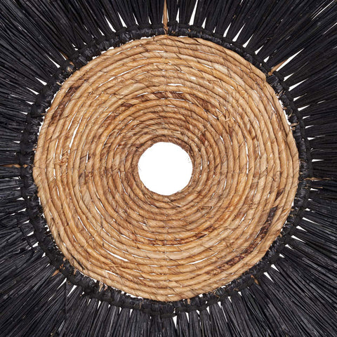 Detail van de binnenste cirkel van de Amazonia wanddecoratie.