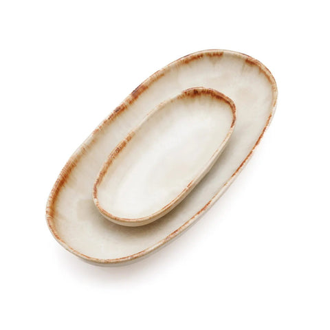 Detail combinatie Cascais Oval Small en Oval borden