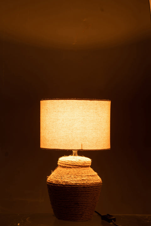 J-Line Lamp Meli in het donker voor sfeervolle verlichting