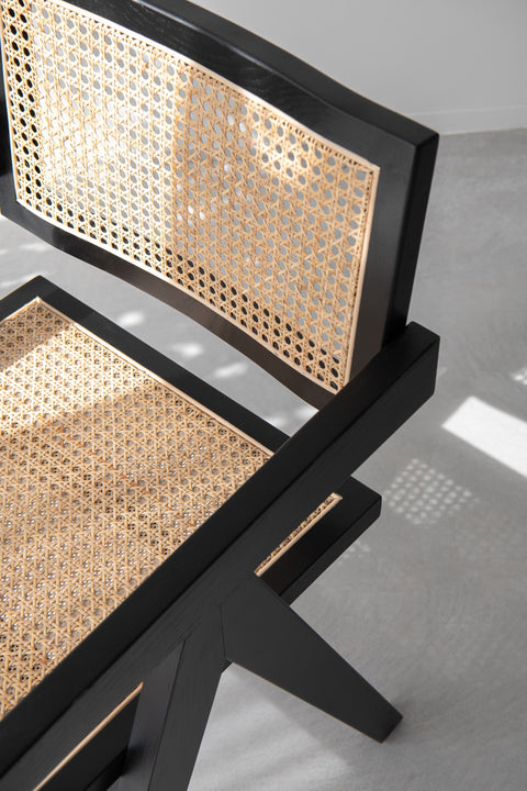 Zwarte J-Line stoel Grid Black