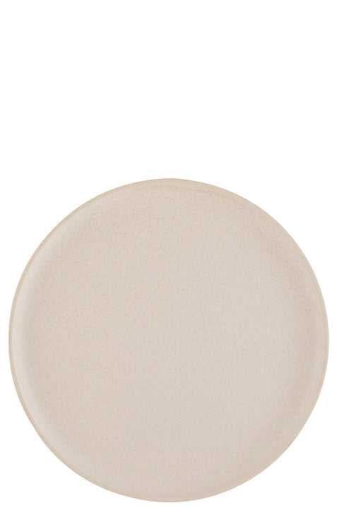 J-Line Bord Marie Large – groot keramieken servies in neutrale tinten