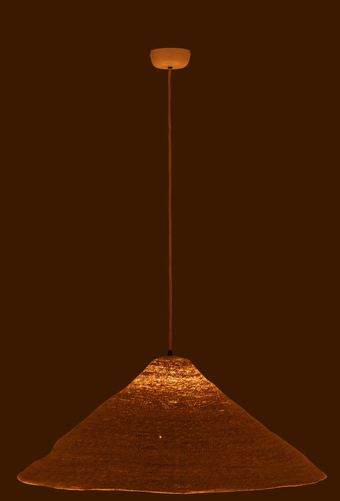 J-Line Lamp Moonj Light Natural large – sfeervol licht- en schaduweffect in donkere ruimte