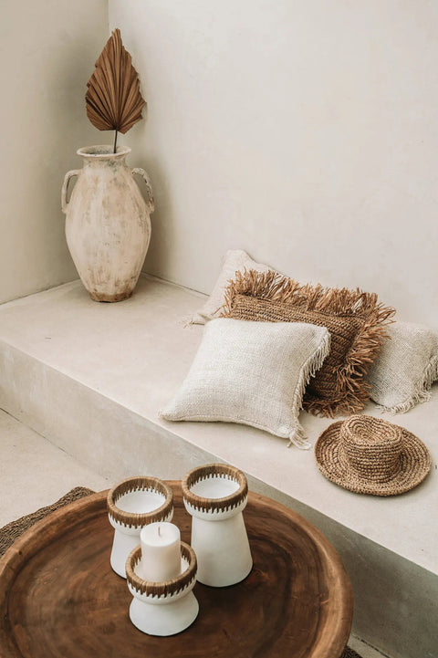 Kandelaars Pretty medium, small en large – boho terrasdecoratie