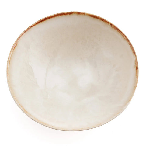 Bovenzijde Cascais Large kom – rond aardewerk servies