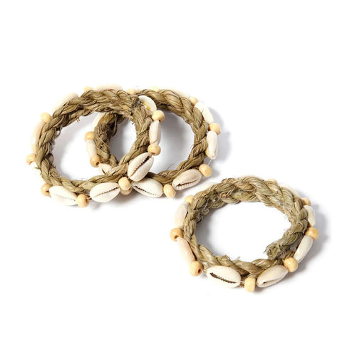 Set van serviettenringen The Shell boho stijl