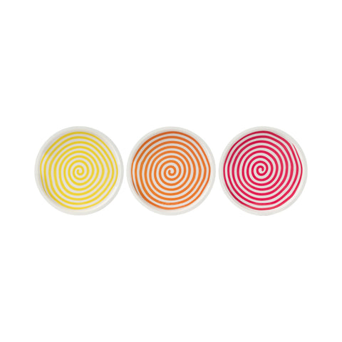 J-Line Dienblad 'Mango Spiral' (set van 3)