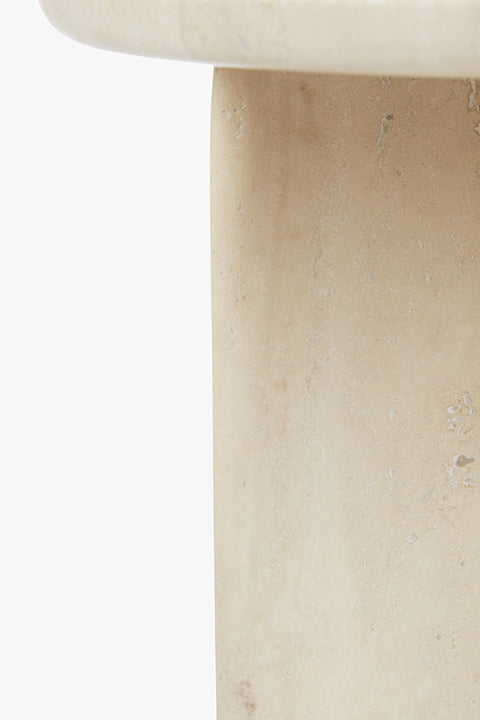 Bijzettafel 'Travertin'