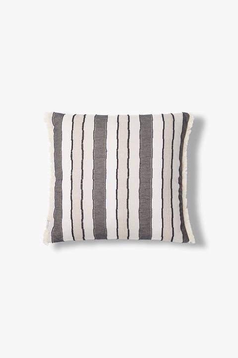 Kussen 'Jacquard gestreept'