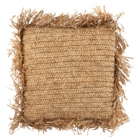 J-Line Kussen 'Raffia' (small)