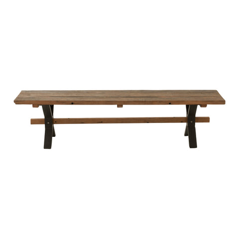 J-Line Bank 'Vintage Wood Brown'