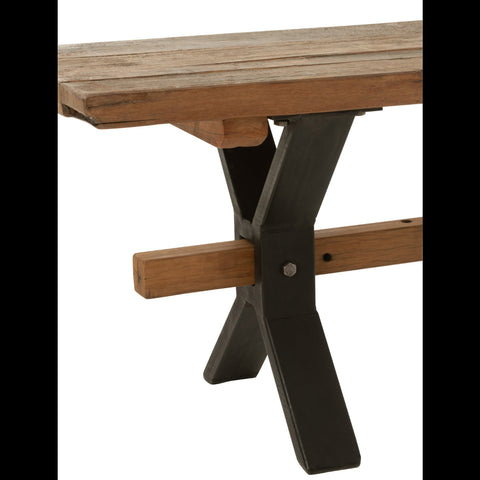 J-Line Bank 'Vintage Wood Brown'
