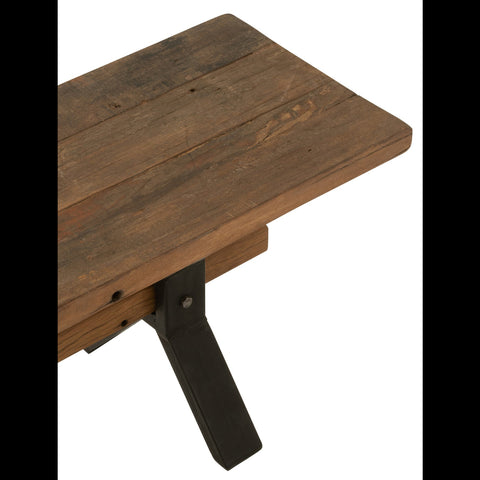 J-Line Bank 'Vintage Wood Brown'