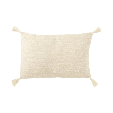 J-Line Kussen 'Cotton Cream'