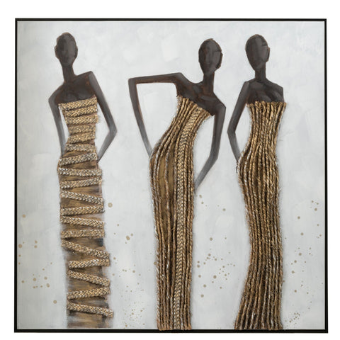 J-Line Schilderij 'African'