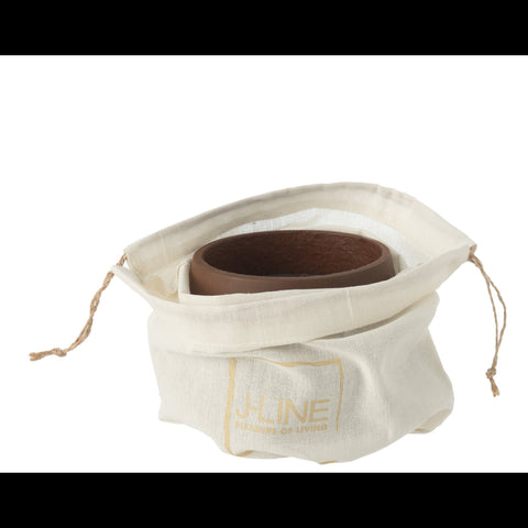 J-Line Buitenkaars 'Cyra Cement Brown' (small)