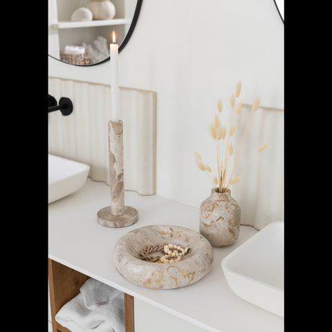 J-Line Kom 'Marble Beige' (small)