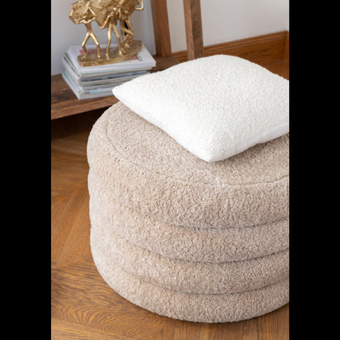 J-Line Set van 2 kussens 'Cotton Cream'
