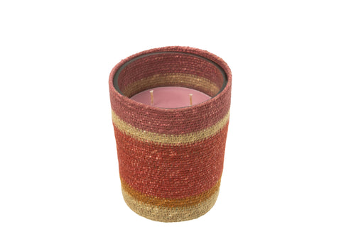 J-Line Geurkaars 'Rotan Burgundy' (medium)