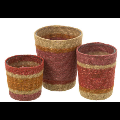 J-Line Geurkaars  'Rotan Burgundy' (large)