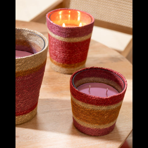 J-Line Geurkaars  'Rotan Burgundy' (large)