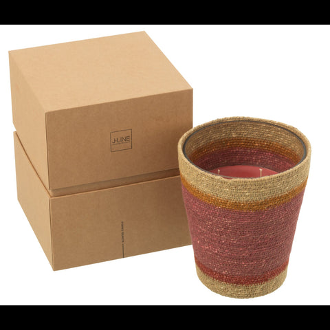 J-Line Geurkaars  'Rotan Burgundy' (large)
