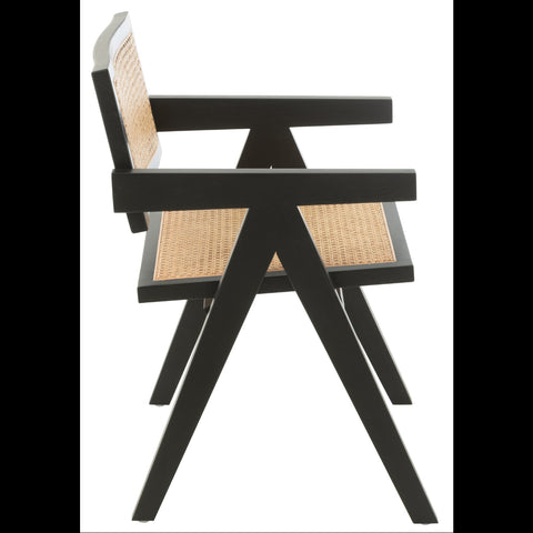 J-Line Stoel 'Grid Black'