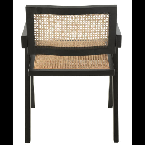 J-Line Stoel 'Grid Black'