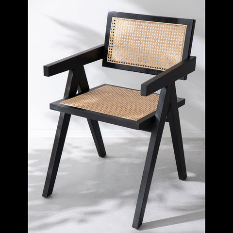 J-Line Stoel 'Grid Black'