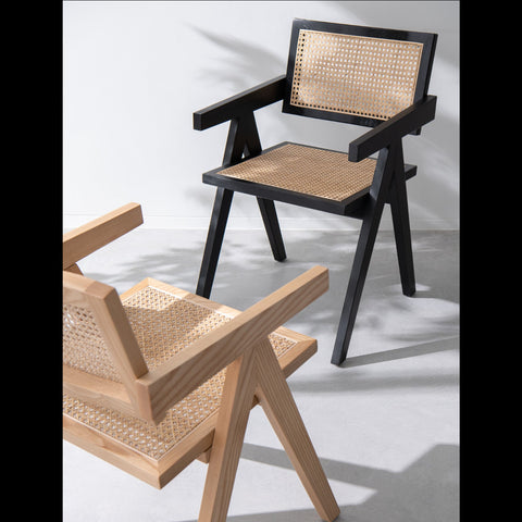 J-Line Stoel 'Grid Black'