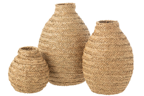 J-Line Rotan Vaas 'Seagrass' (large)