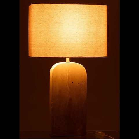 J-Line Lamp 'Travertin Beige'