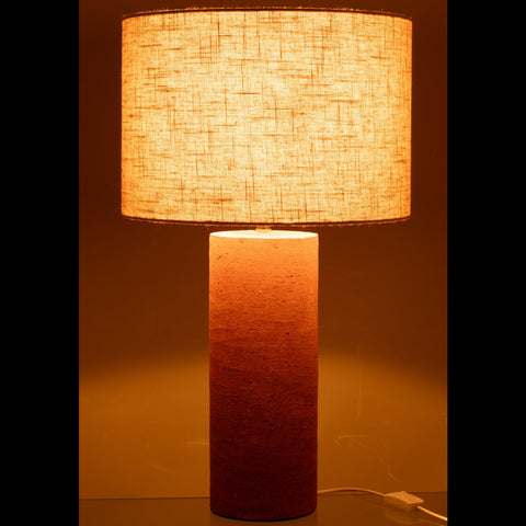 J-Line Lamp 'Terracotta Rust'