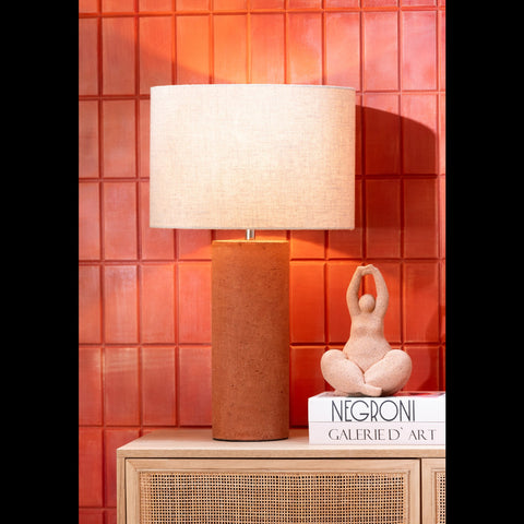 J-Line Lamp 'Terracotta Rust'