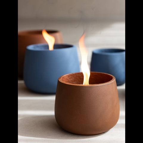 J-Line Buitenkaars 'Cyra Cement Blue' (medium)