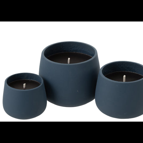 J-Line Buitenkaars 'Cyra Cement Blue' (large)