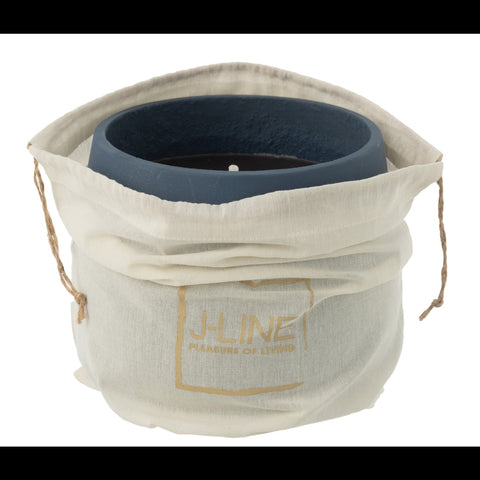 J-Line Buitenkaars 'Cyra Cement Blue' (large)