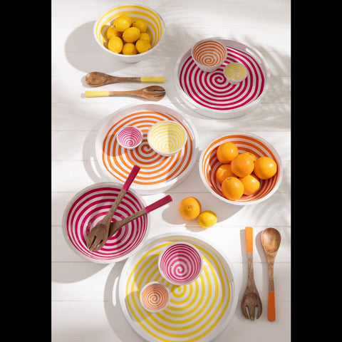 J-Line Saladelepels 'Mango Yellow' (set van 2)