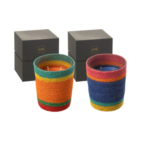 J-Line Geurkaars 'Multicolor' (medium - set van 2)