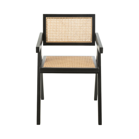 J-Line Stoel 'Grid Black'