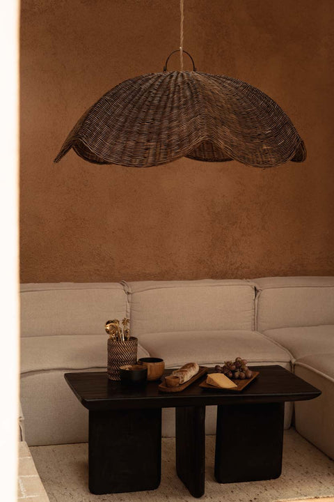 Lamp 'The Wave Pendant' (Dark Walnut - Large)