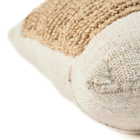 Kussen 'Raffia Stamp'
