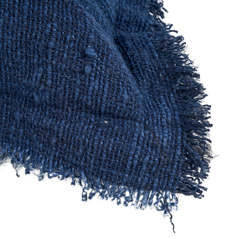 Kussen 'The Azure Fringe' (Indian Blue)
