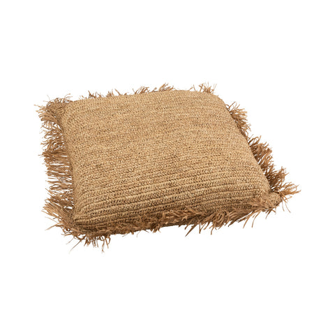 J-Line Kussen 'Raffia' (large)
