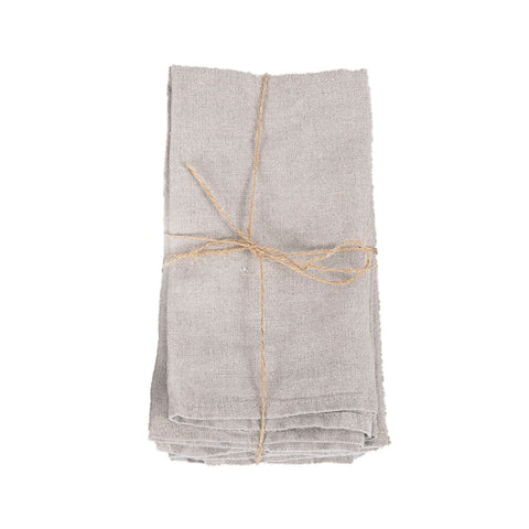 Servetten 'The Linen Napkin Beige' (set van 4)