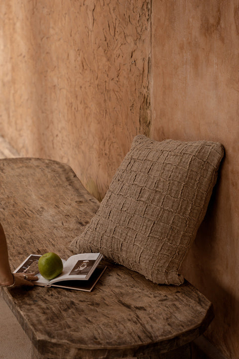 Kussen 'The Linen Damier'